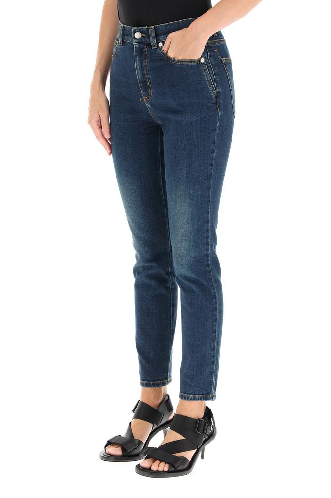 Alexander mcqueen cropped skinny jeans商品第4张图片规格展示