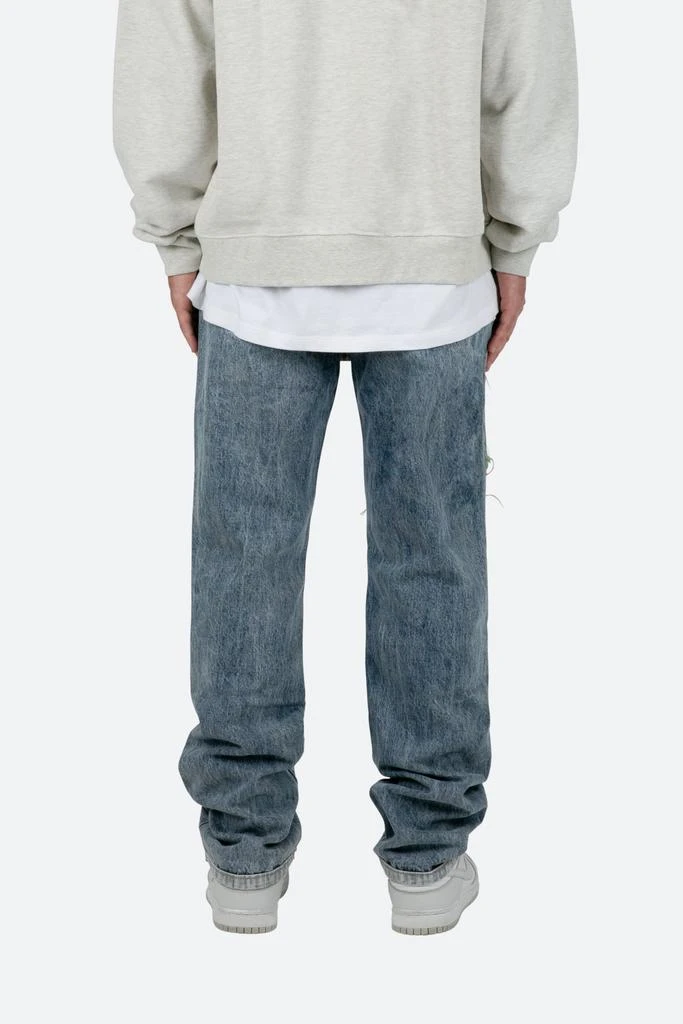 商品MNML|V483 Repaired Baggy Denim - Blue,价格¥346,第4张图片详细描述