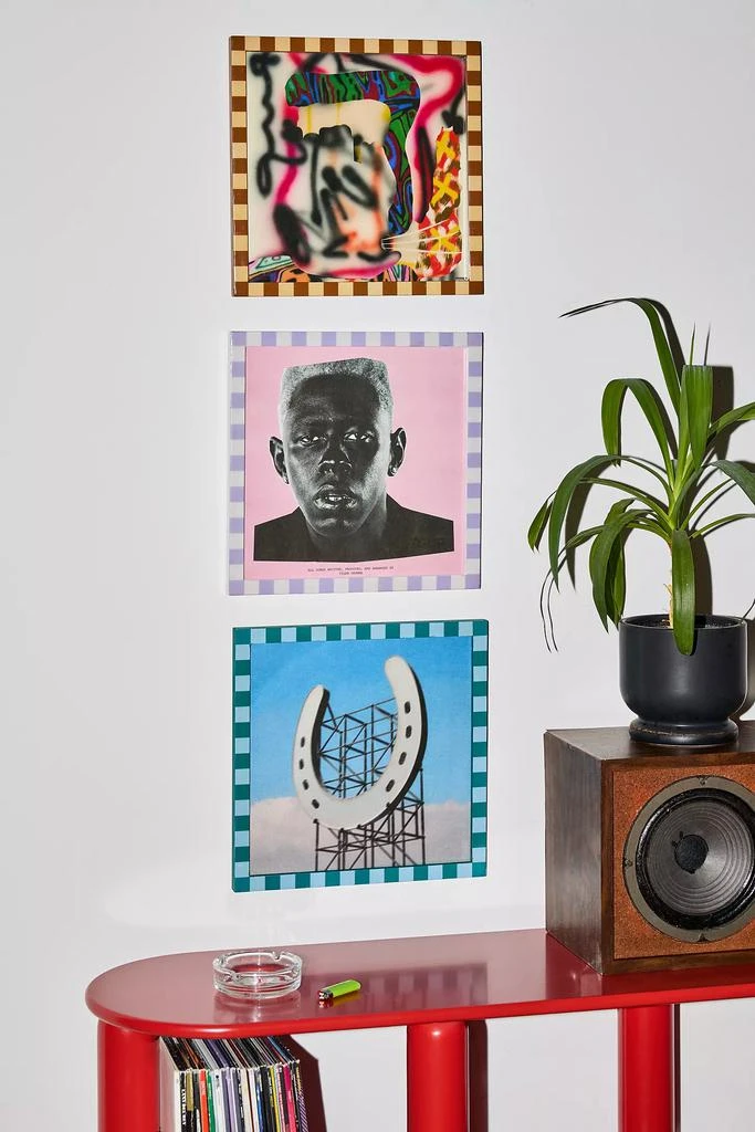 商品Urban Outfitters|Checkered 12-Inch Vinyl Album Frame,价格¥148,第3张图片详细描述