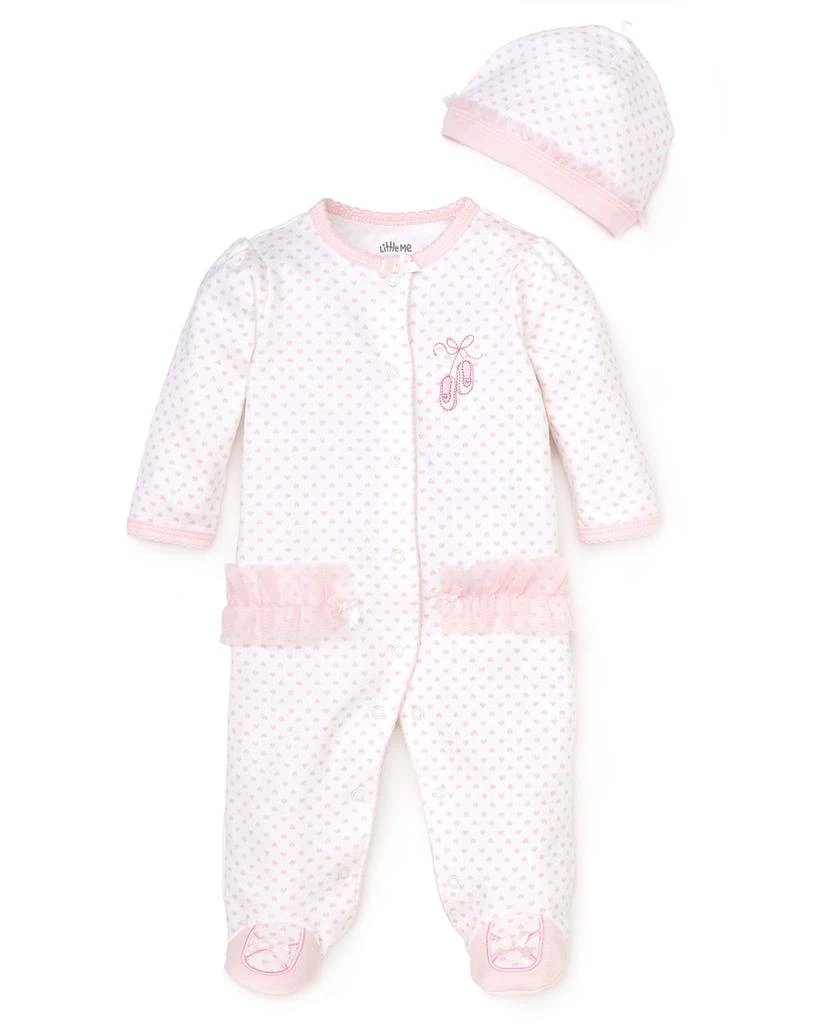 商品Little Me|Girls' Prima Ballerina Footie - Baby,价格¥114,第1张图片