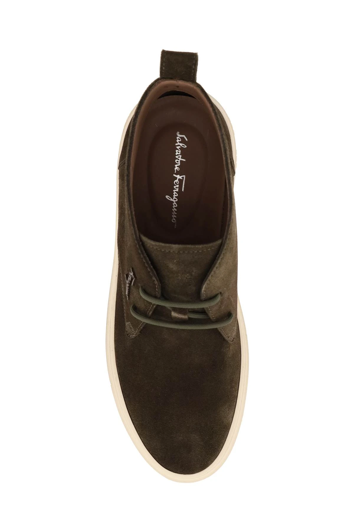 商品【商品预售7天】 Salvatore Ferragamo|Salvatore Ferragamo 男士商务休闲鞋 0206070753148007MN 绿色,价格¥1853,第3张图片详细描述