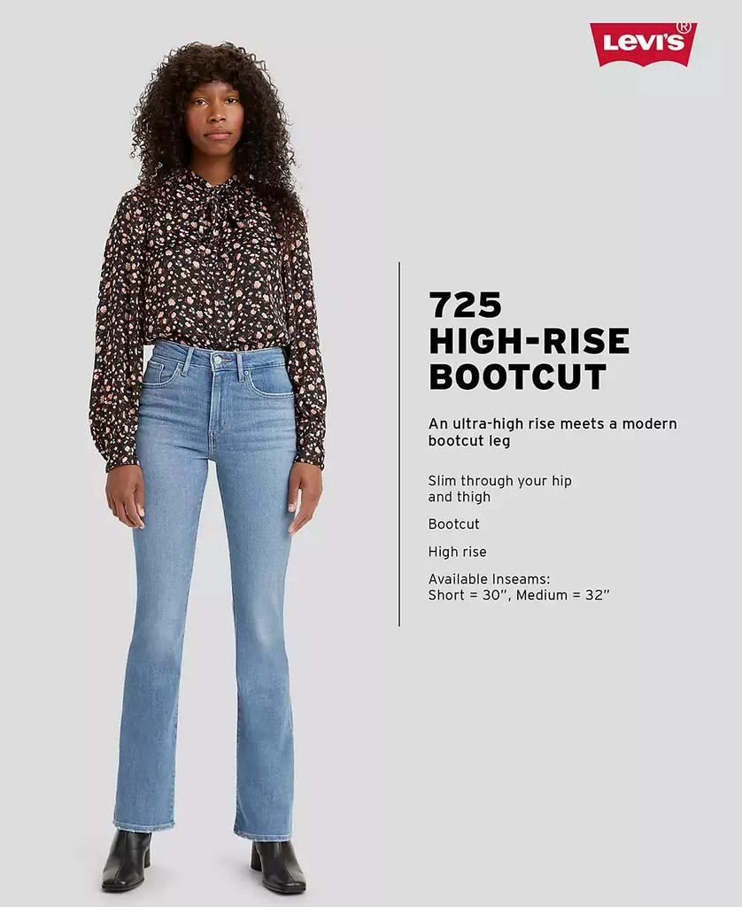 商品Levi's|725 High-Waist Classic Stretch Bootcut Jeans,价格¥304,第3张图片详细描述