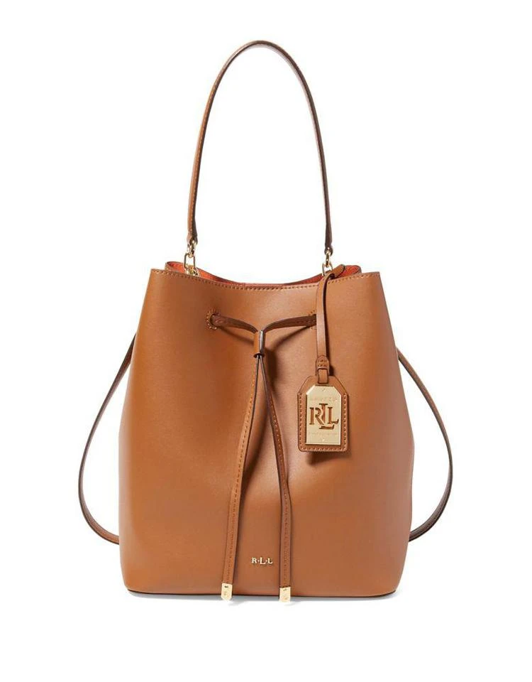 商品Ralph Lauren|Dryden 中号真皮水桶包,价格¥670,第1张图片