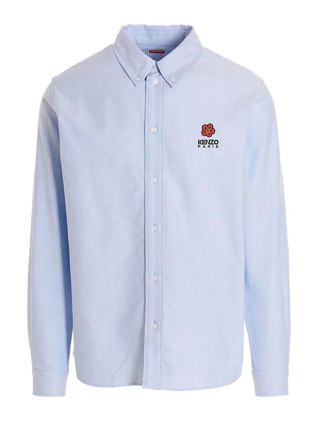 商品【商品预售7天发货】 Kenzo|Kenzo 男士衬衫 FD55CH4109LO64 蓝色,价格¥1069,第1张图片