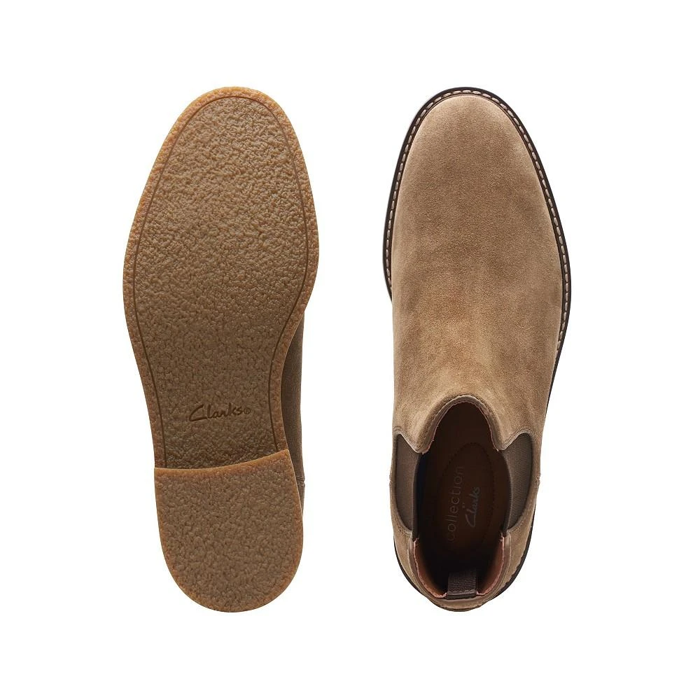 商品Clarks|Men's Collection Jaxen Chelsea Suede Comfort Boots,价格¥565,第4张图片详细描述