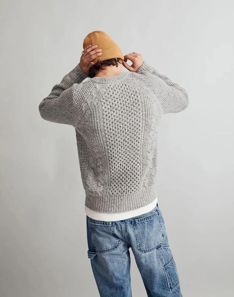 商品Madewell|Cableknit Fisherman Sweater,价格¥480,第3张图片详细描述