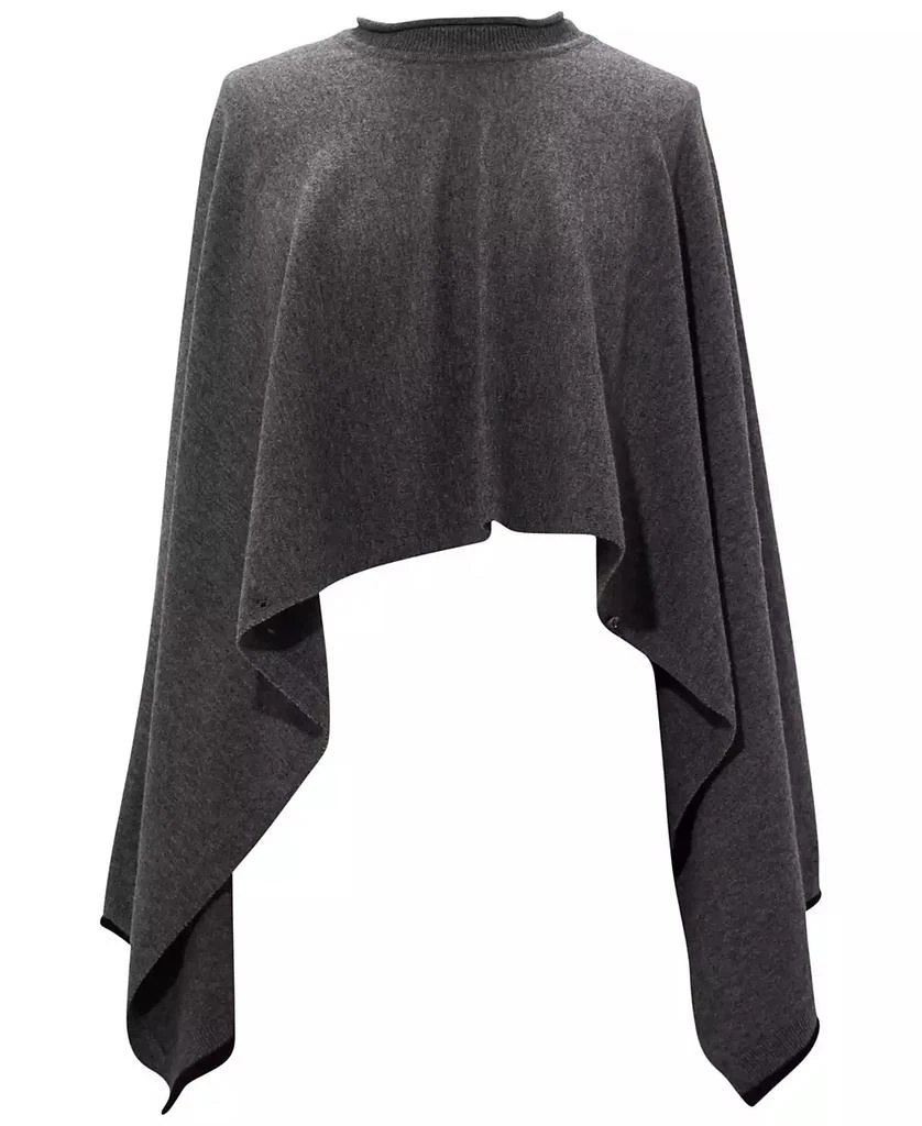 商品Echo 23|Ultra-Cozy Convertible Ribbed Poncho,价格¥584,第2张图片详细描述