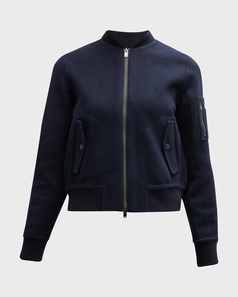 商品Theory|Wool-Cashmere Bomber Jacket,价格¥1867,第2张图片详细描述