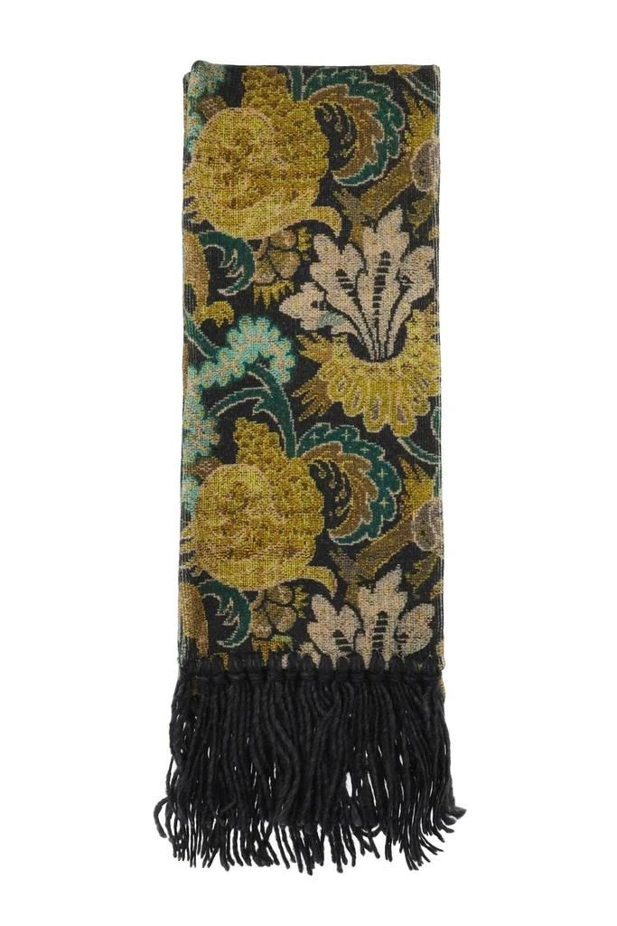 商品ETRO|FLORAL TRICOT WOOL SCARF,价格¥4567,第1张图片