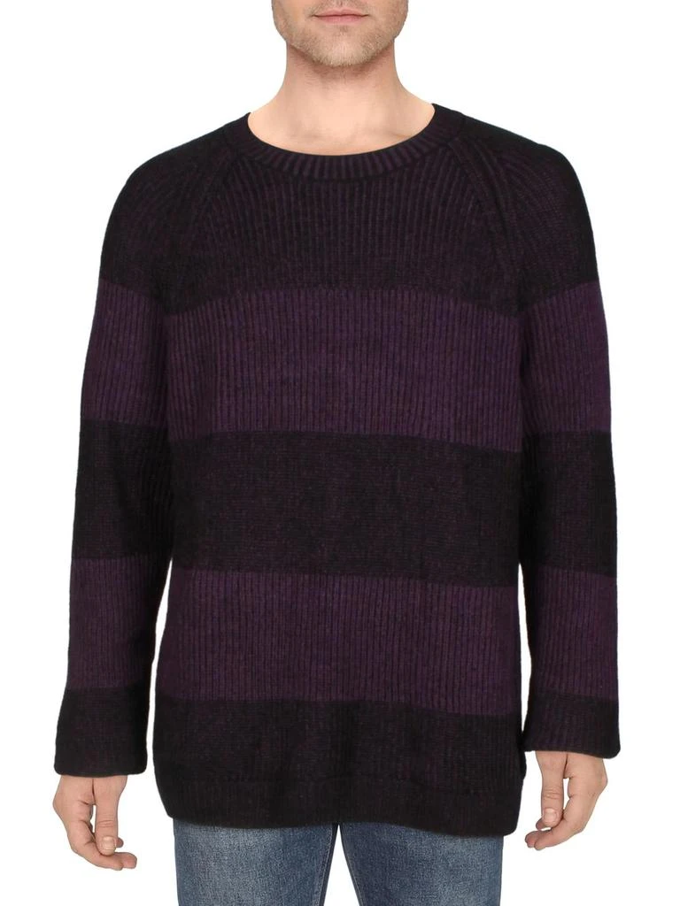 商品INC International|Mens Ribbed Pullover Crewneck Sweater,价格¥204,第1张图片