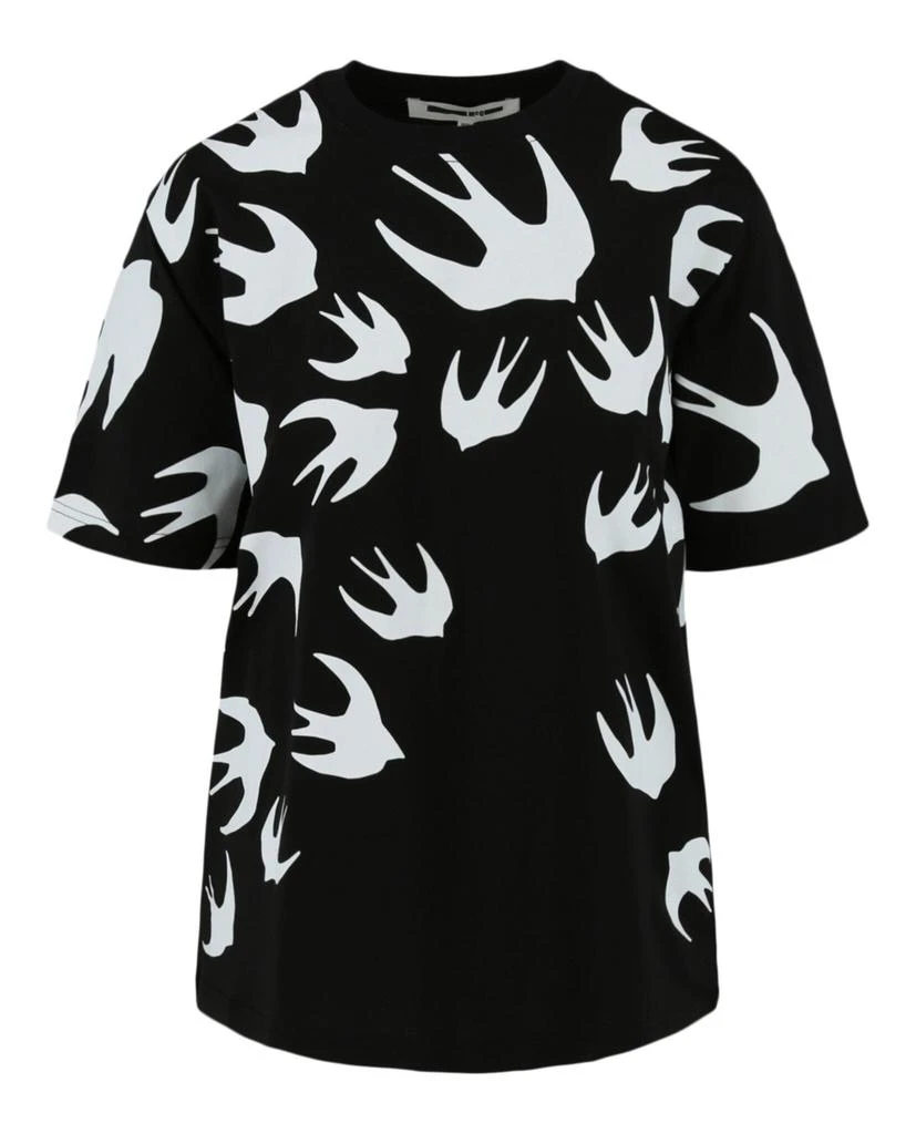 商品Alexander McQueen|Swallows Printed T-Shirt,价格¥444,第1张图片