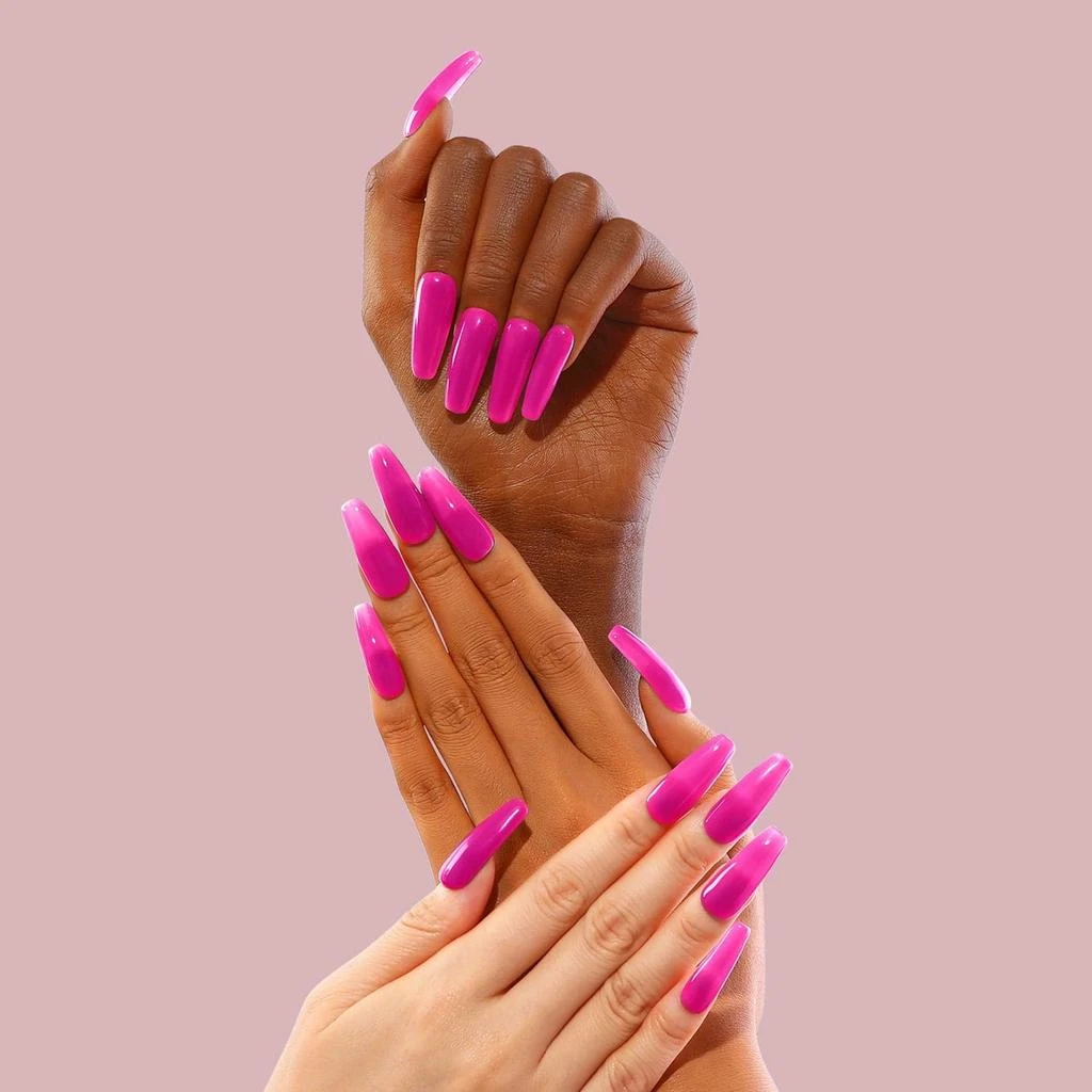 Barbie Pink - 12Pcs Gel Nail Polish Kit With Nail Lamp 商品