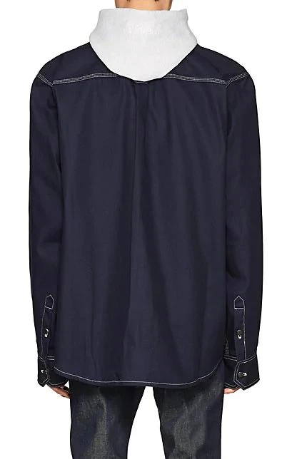 商品Vetements|Topstitched Cotton-Blend Oversized Workshirt,价格¥6486,第3张图片详细描述