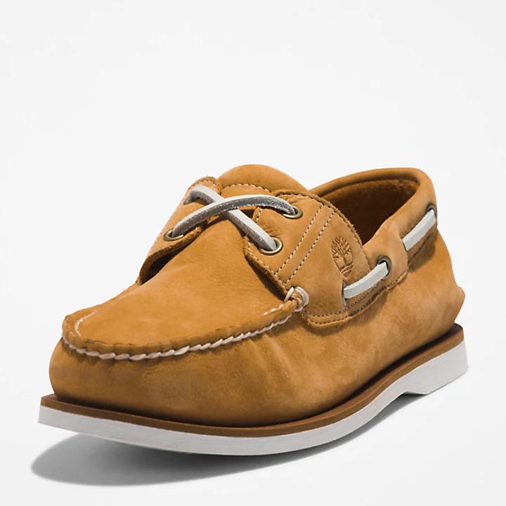 Timberland® 2-Eye Classic Boat Shoe for Men in Light Brown商品第8张图片规格展示