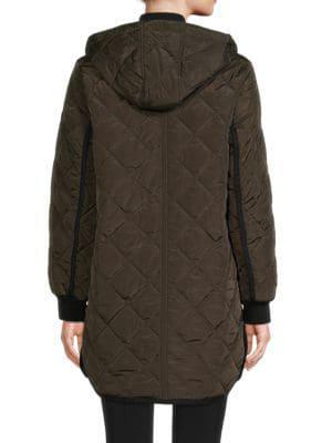 商品DKNY|Hooded Quilted Coat,价格¥672,第4张图片详细描述
