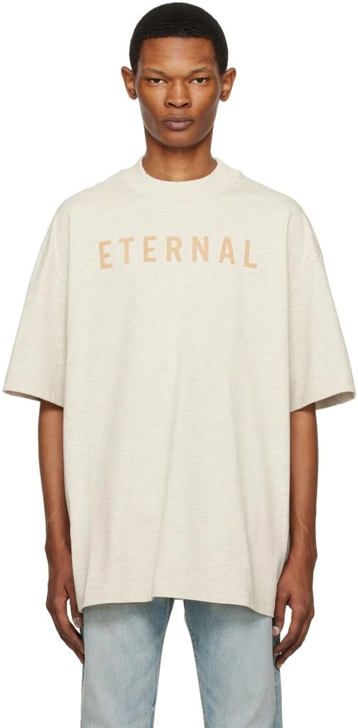 商品Fear of god|Off-White Flocked T-Shirt,价格¥1407,第1张图片