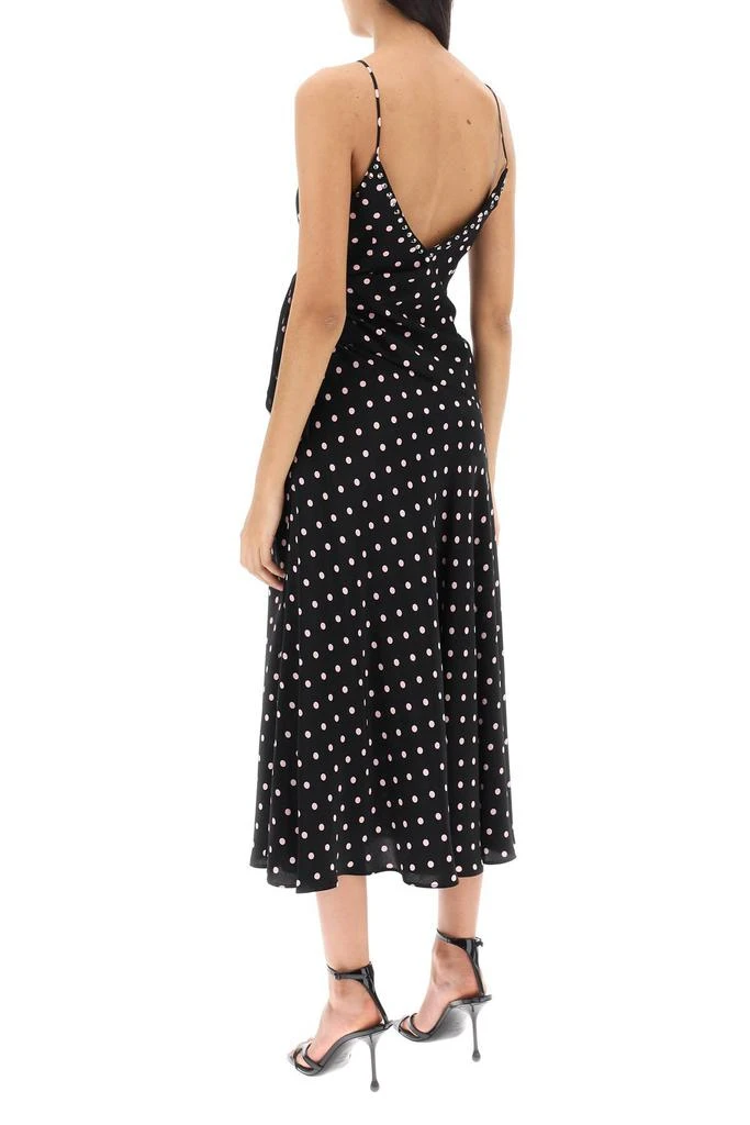 商品Alessandra Rich|polka dot slip dress with studs and rhinestones,价格¥3327,第3张图片详细描述
