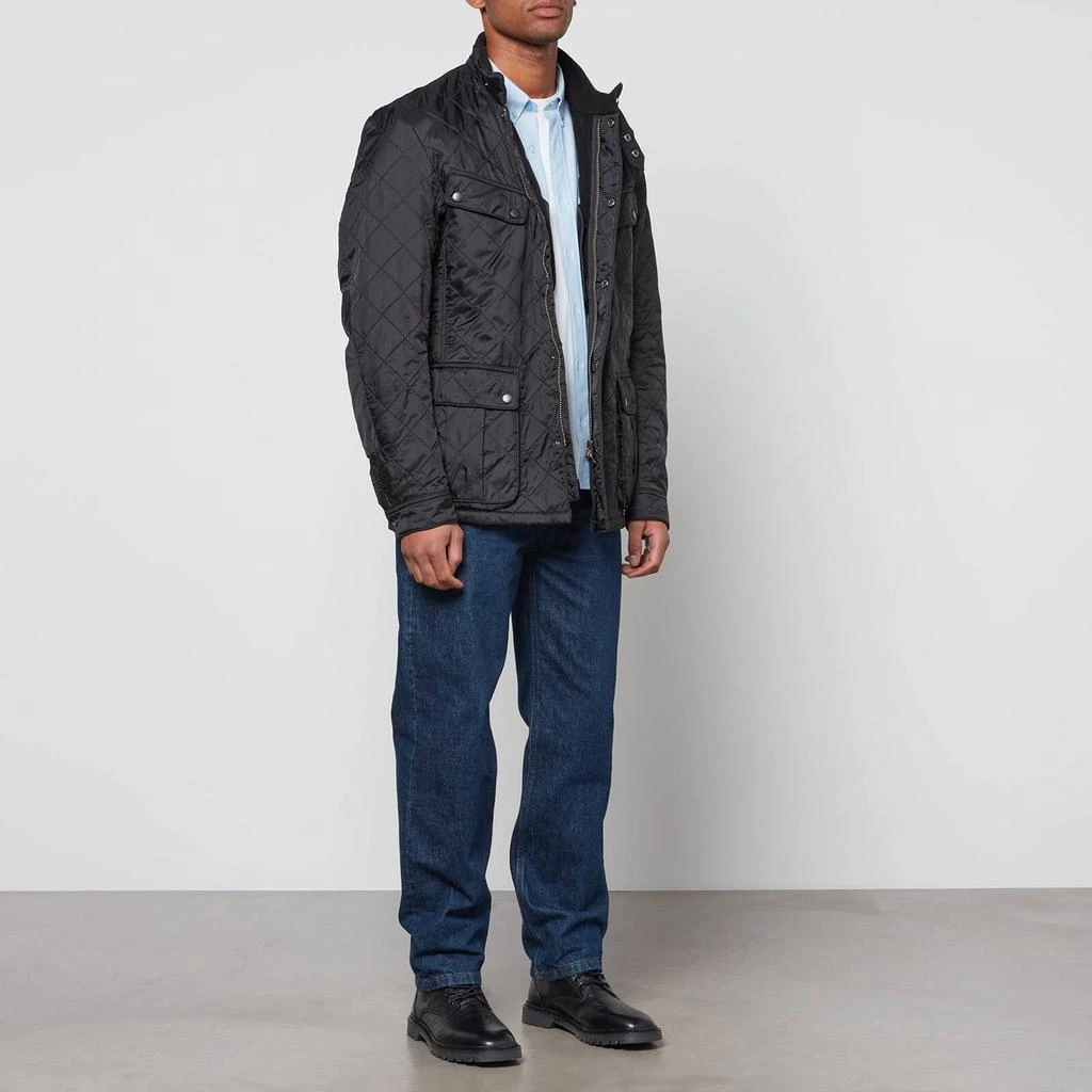 商品Barbour|Barbour International Men's Ariel Polarquilt Jacket - Black,价格¥887,第3张图片详细描述