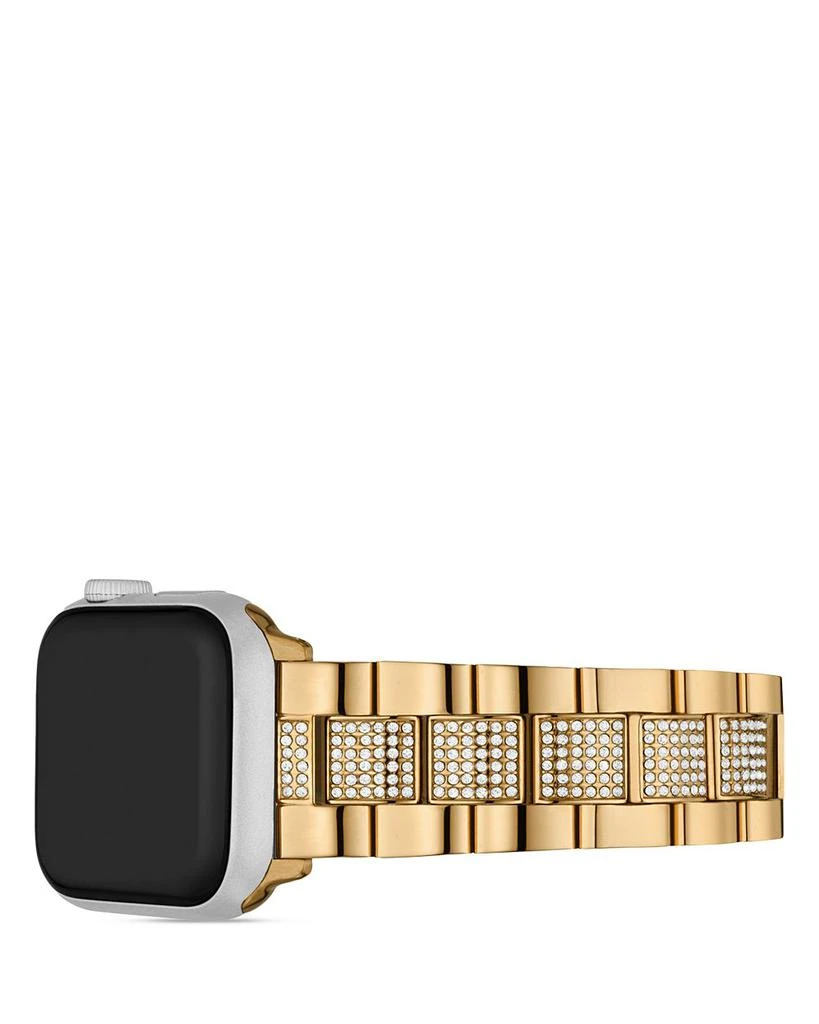 Apple Watch® Glitz Gold-Tone Stainless Steel Bracelet 商品