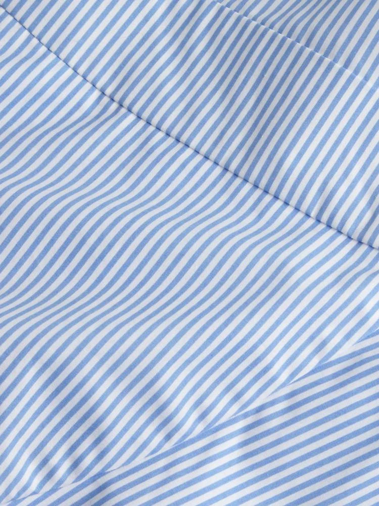 商品Draper James|Striped Ruffle Cotton Dress,价格¥588,第3张图片详细描述