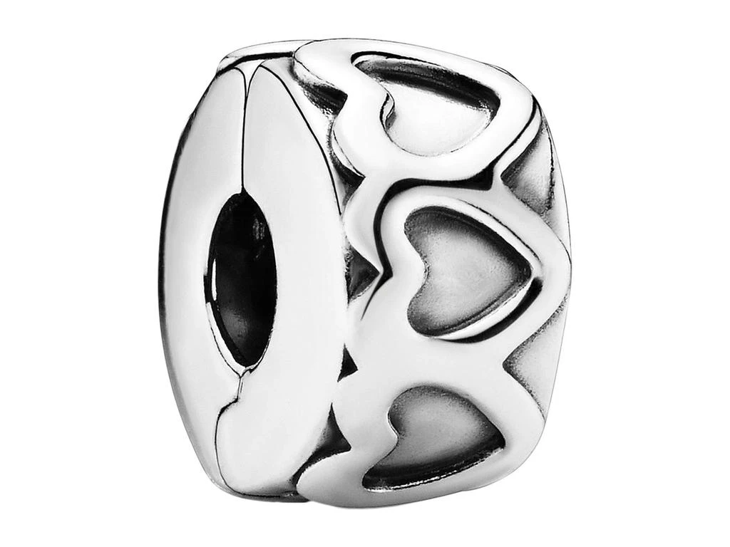 商品PANDORA|Band of Hearts Clip Charm,价格¥186,第1张图片
