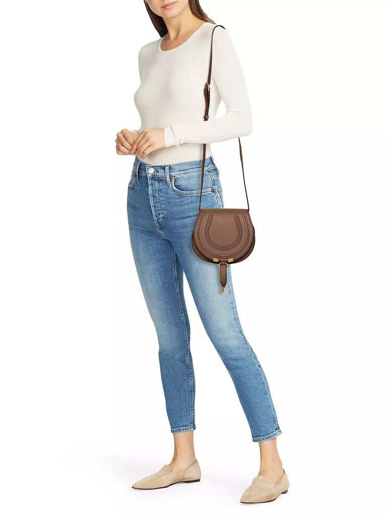 商品Chloé|Small Marcie Leather Saddle Bag,价格¥10188,第2张图片详细描述