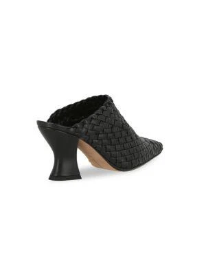 商品Bottega Veneta|Intreciatto Lambskin Leather Block Heel Mules,价格¥5584,第3张图片详细描述