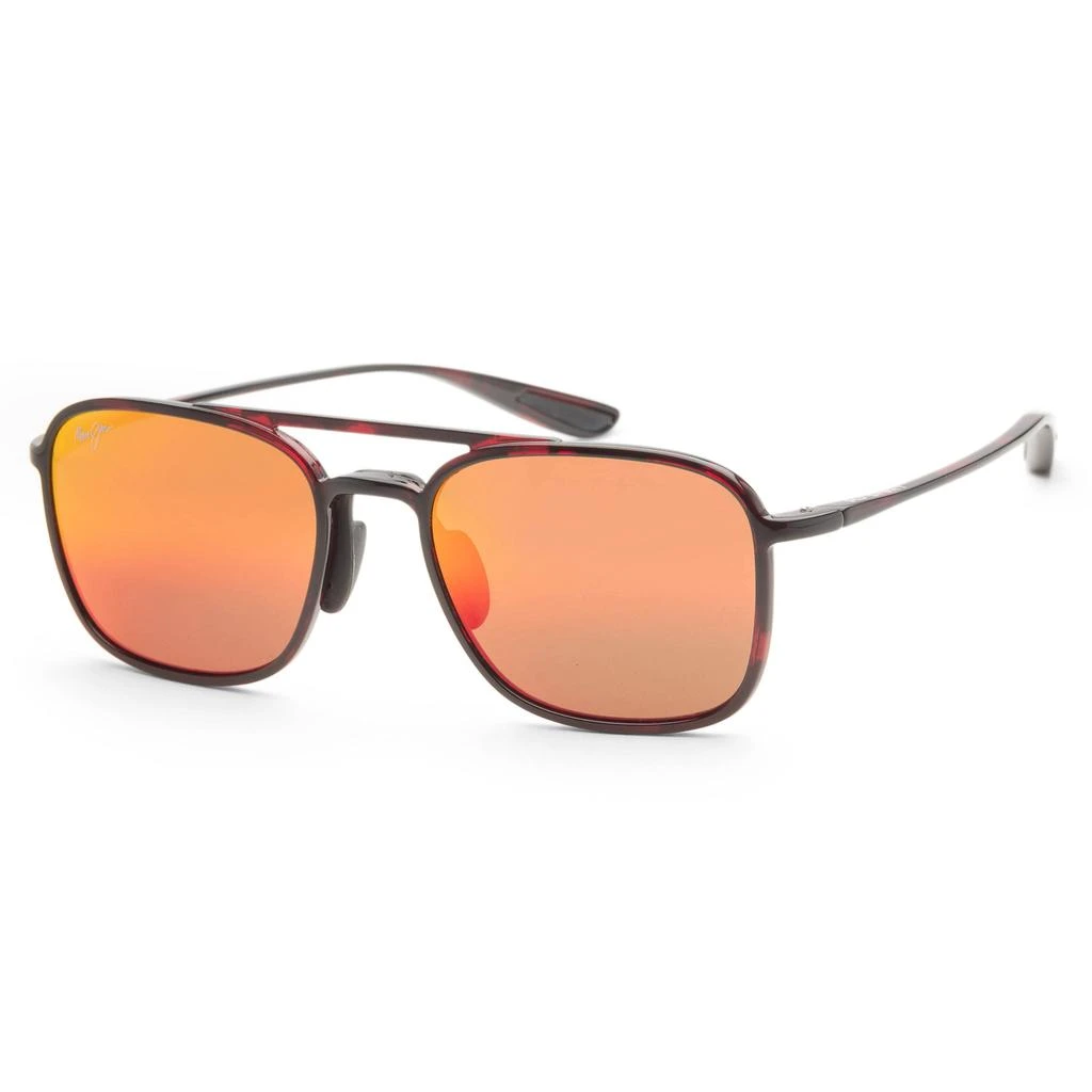 商品Maui Jim|Men's Keokea 55 mm Red Sunglasses,价格¥1621,第1张图片