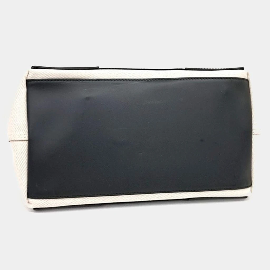商品[二手商品] Balenciaga|Balenciaga Beige Black Fabric Cabas Tote Bag,价格¥5506,第3张图片详细描述