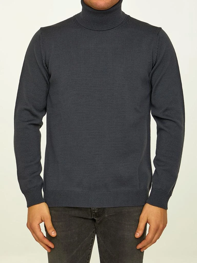 商品ROBERTO COLLINA|Roberto Collina Grey Merino Wool Turtleneck,价格¥1547,第1张图片
