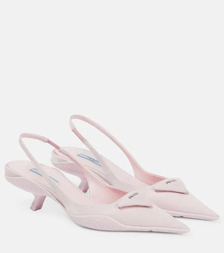 商品Prada|Nylon slingback pumps,价格¥9302,第1张图片