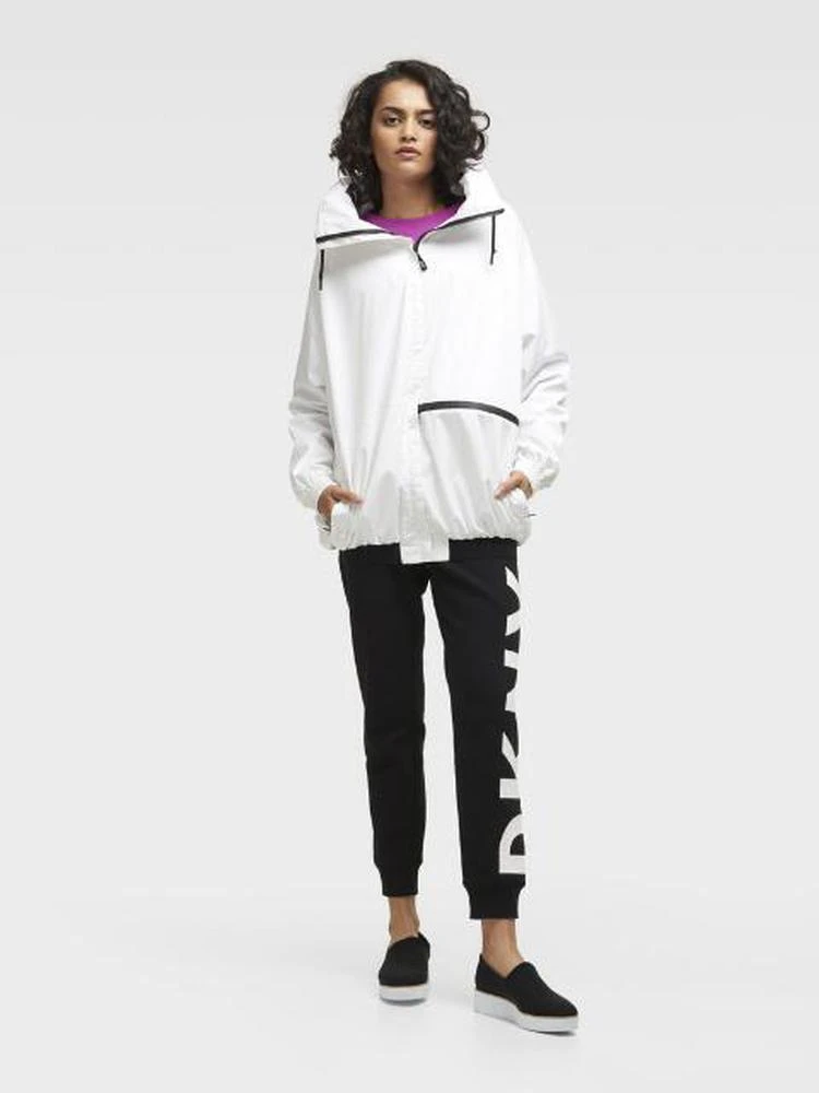 商品DKNY|Mock Collar Spectator Jacket,价格¥316,第2张图片详细描述