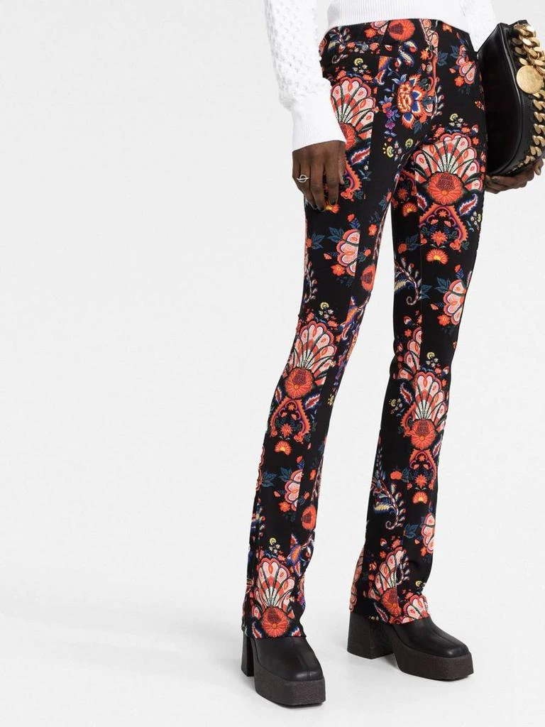 商品Paco Rabanne|PACO RABANNE PACO RABANNE - Floral print high-waisted trousers,价格¥2875,第2张图片详细描述