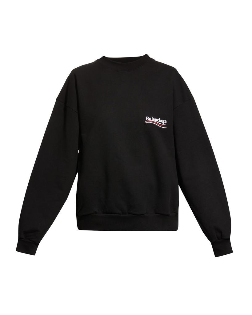 商品Balenciaga|Campaign Logo Oversized Sweatshirt,价格¥7521,第4张图片详细描述