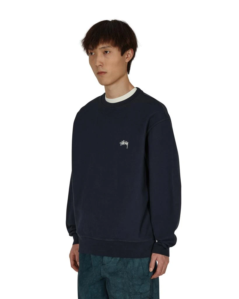 商品STUSSY|Overdyed Crewneck Sweatshirt Blue,价格¥1014,第2张图片详细描述