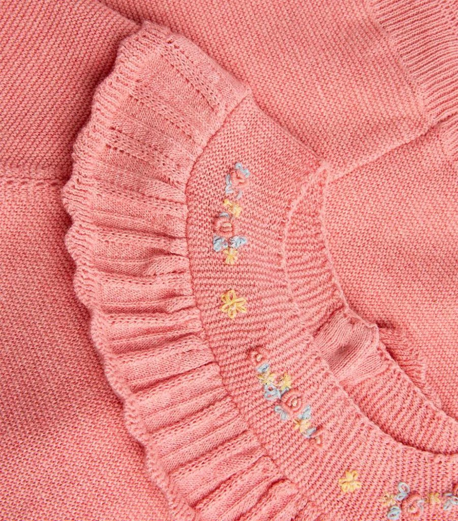 商品Tartine et Chocolat|Embroidered Knit Sweater and Leggings Set (0-12 Months),价格¥992,第4张图片详细描述