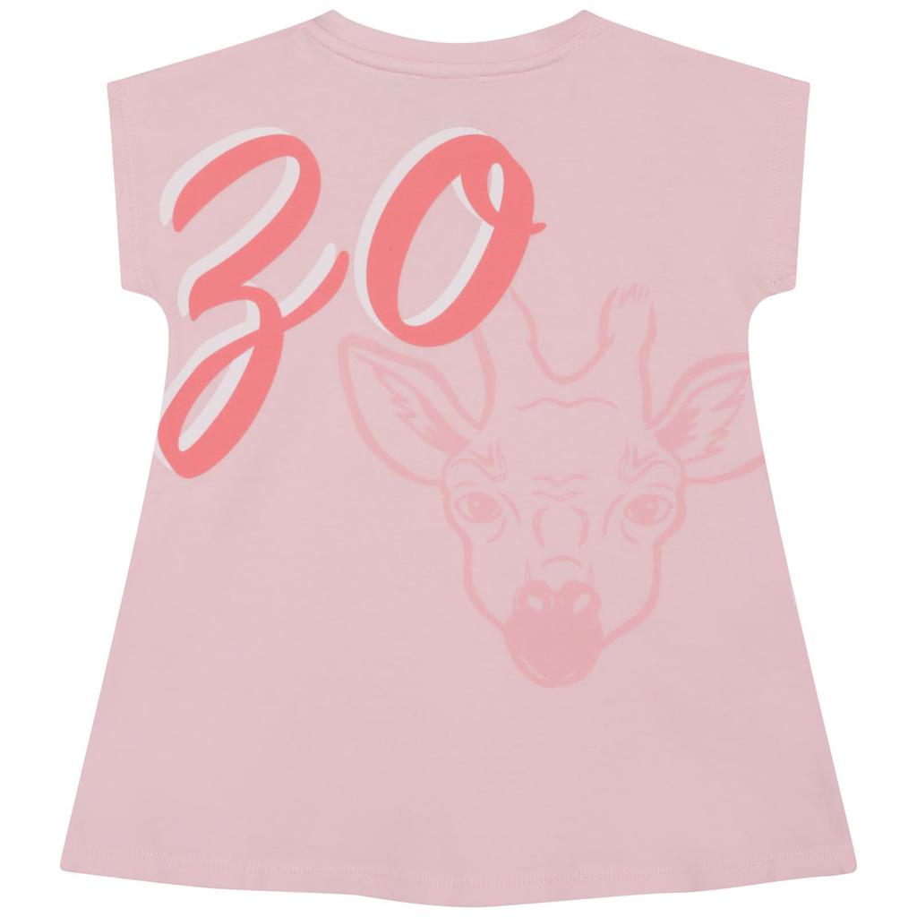 Kenzo Kids T-shirt Model Dress With Print商品第2张图片规格展示