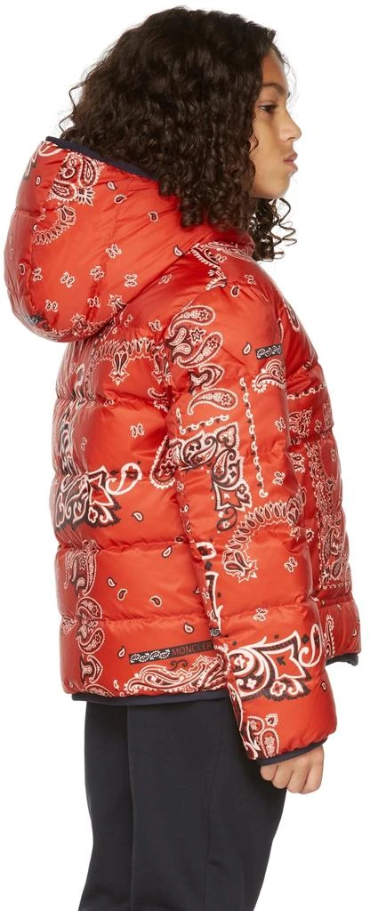 商品Moncler|Kids Reversible Red Down Songu Jacket,价格¥8656,第4张图片详细描述