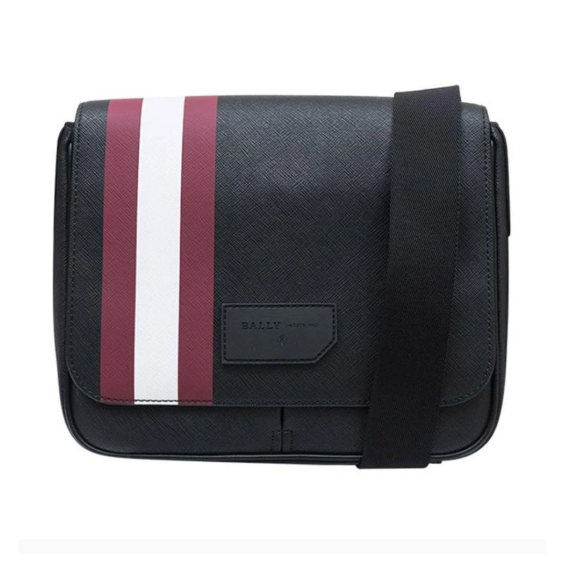 商品Bally|Bally 巴利 男士黑色帆布邮差包 6228771,价格¥5881,第9张图片详细描述