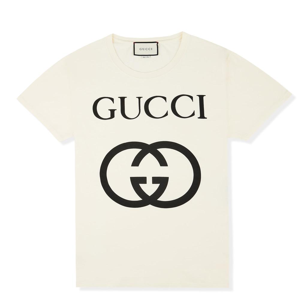 Gucci GG Interlocking Cream T Shirt商品第1张图片规格展示
