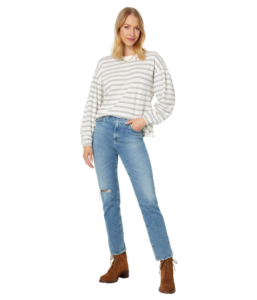 商品Madewell|Cider Long Sleeve Tee Stripe,价格¥266,第4张图片详细描述