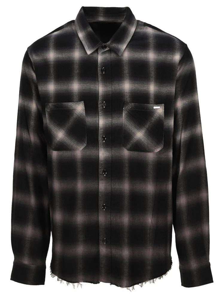 商品AMIRI|Amiri Ombré Checked Shirt,价格¥3102,第1张图片