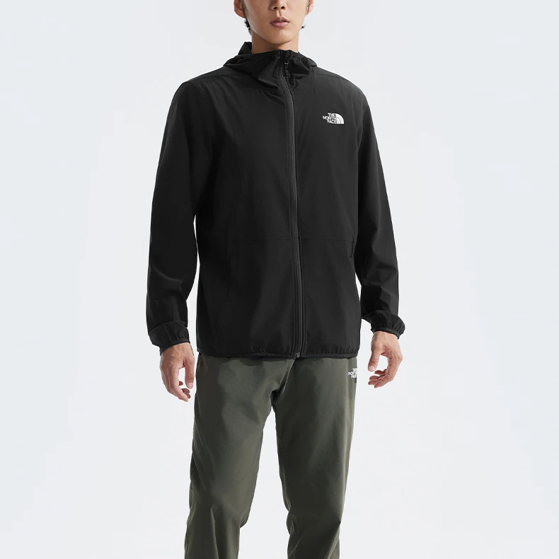 商品[国内直发] The North Face|北面 城市户外系列 防晒防风防泼水夹克外套 男款 宇宙黑,价格¥604,第4张图片详细描述