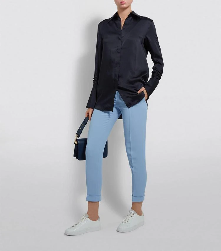 商品Victoria Beckham|Satin Double-Cuff Shirt,价格¥2616,第4张图片详细描述