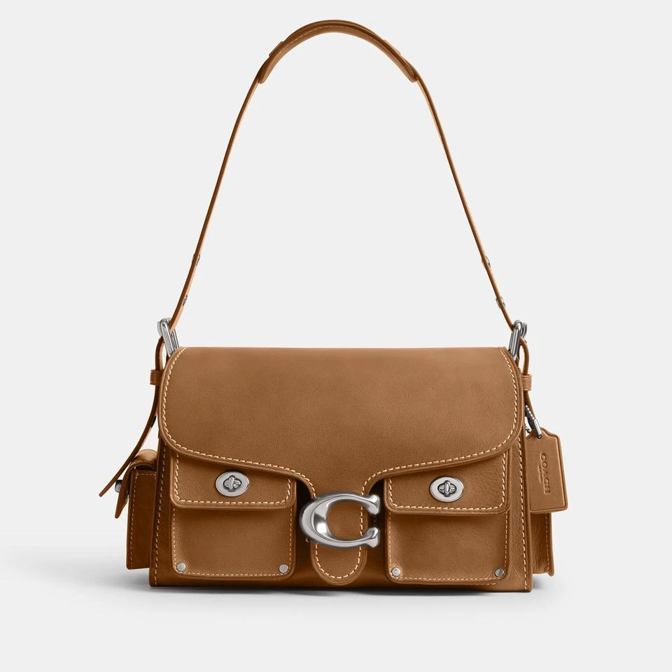 商品Coach|Coach Cargo Turnlock Soft Leather Tabby Bag,价格¥3518,第1张图片