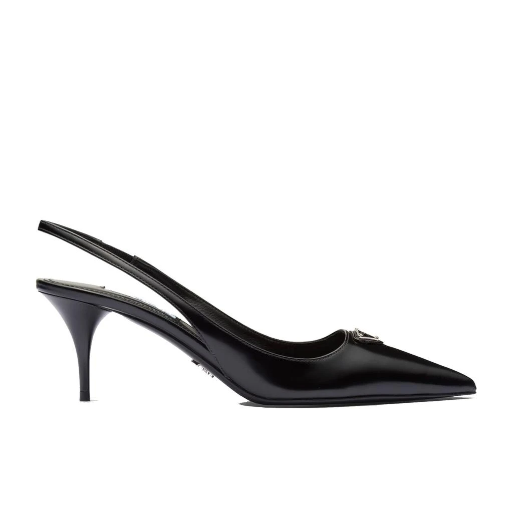 商品Prada|Prada Slingback Leather Pumps,价格¥5345,第1张图片