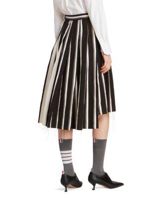 Drop-Back Pleated Skirt商品第2张图片规格展示