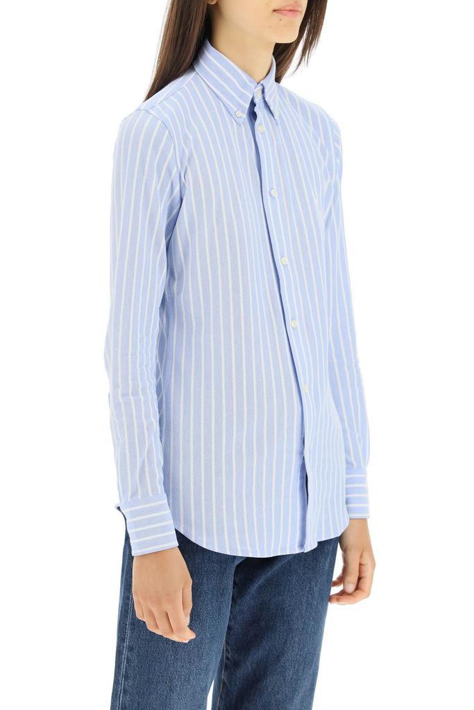 商品Ralph Lauren|SLIM FIT SHIRT IN OXFORD KNIT,价格¥971,第5张图片详细描述