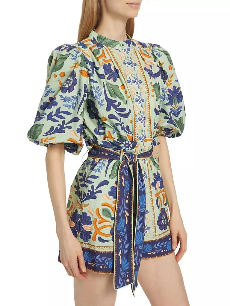 商品Farm Rio|Ocean Tapestry Suzani Romper,价格¥1054,第4张图片详细描述