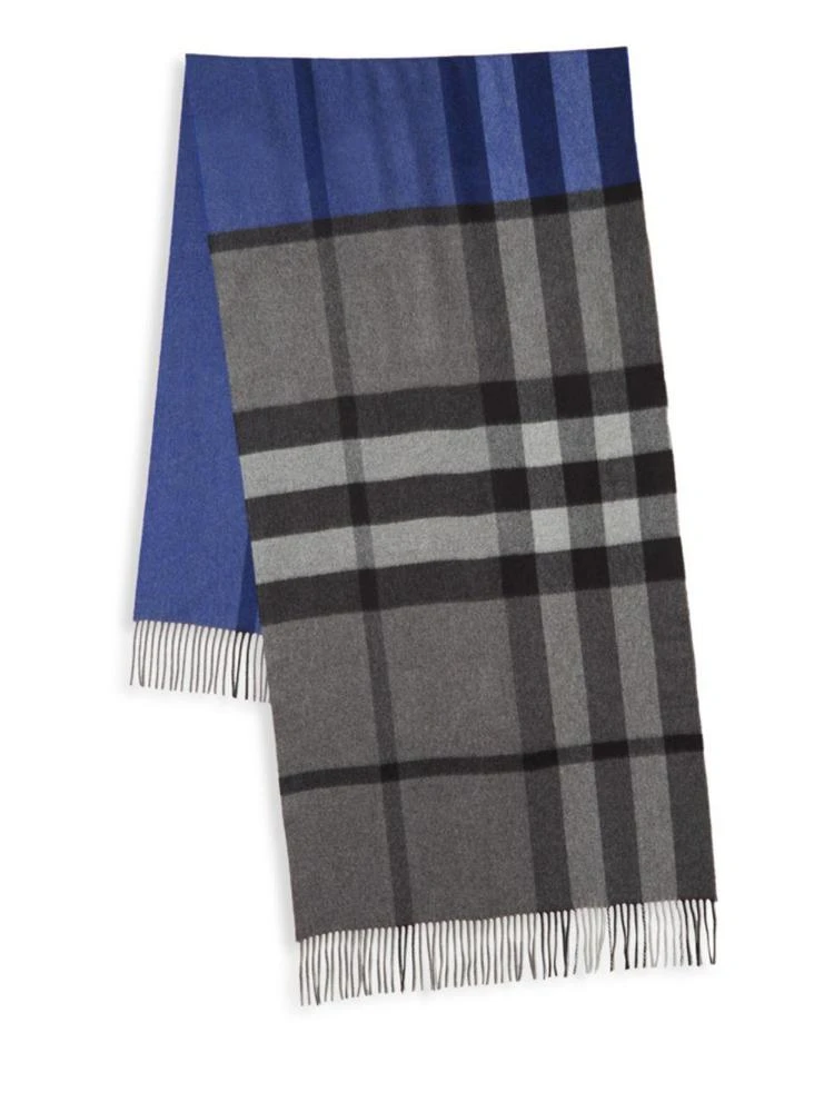 商品Burberry|Burberry - Cashmere Checked Scarf,价格¥4914,第1张图片